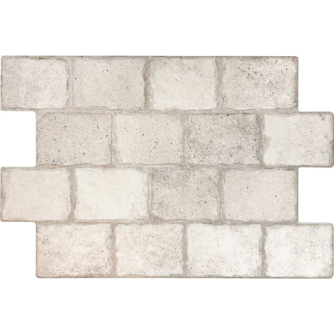 Borgogna White Porcelain Tile 44 x 66cm-Delforno