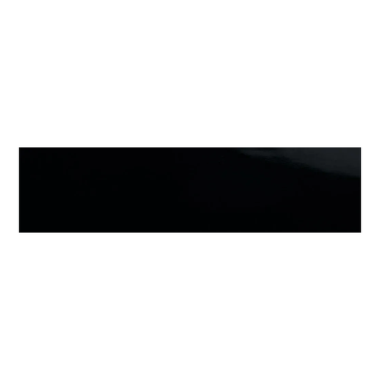 Black Matt Flat Ceramic Tile 10 x 40cm-Delforno