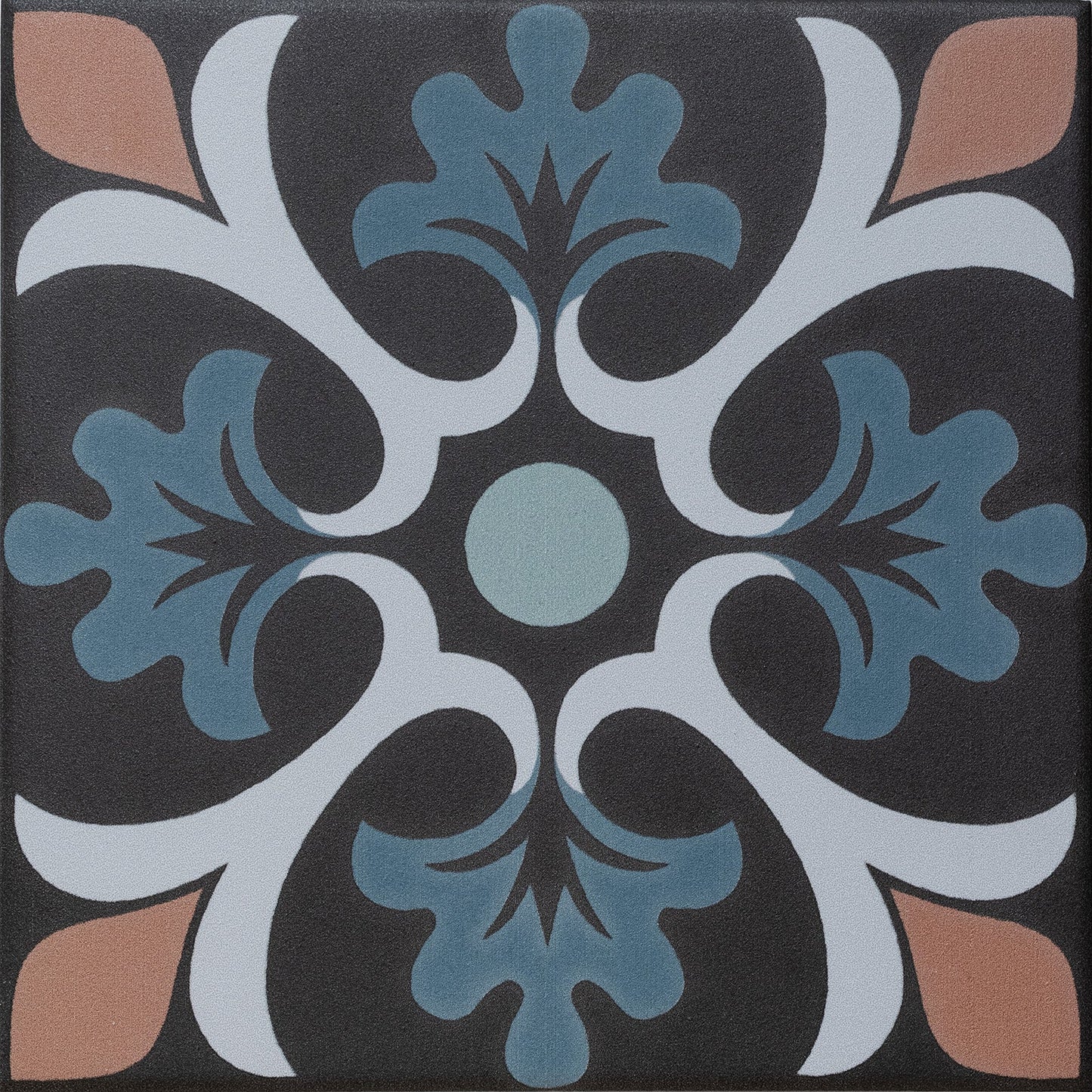 Sync Clover Blue Porcelain Tile 15 x 15cm-Delforno