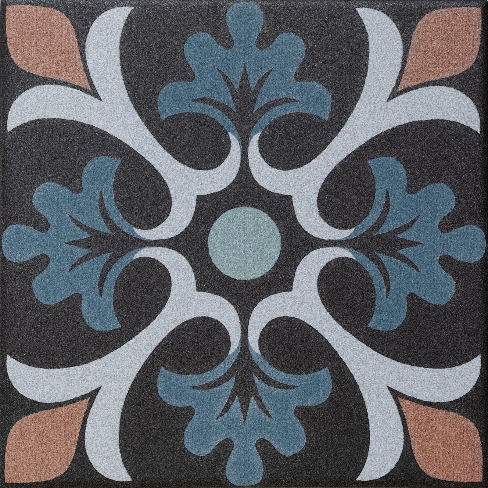 Sync Clover Blue Porcelain Tile 15 x 15cm-Delforno