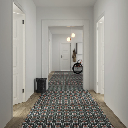 Sync Clover Blue Porcelain Tile 15 x 15cm-Delforno