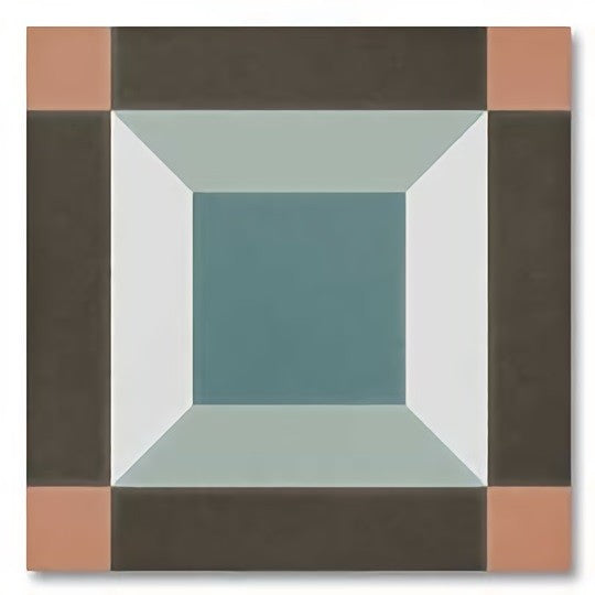 Sync Cube Blue Porcelain Tile 15 x 15cm