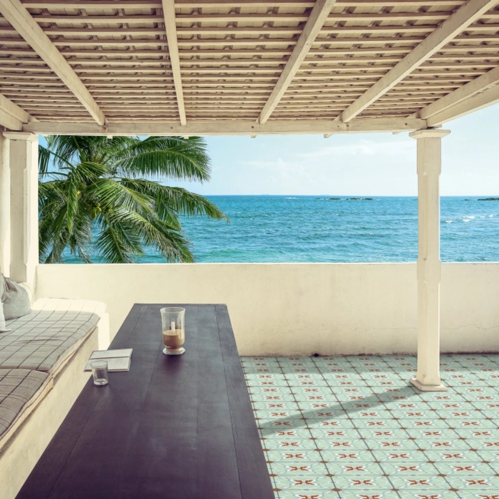 Senso Green Pre-Scored Natural Porcelain Tile 60 x 60cm-Delforno